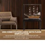 T012B USS Constitution Large With Floor Display Case 